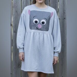 AMERICAN EAGLE Custom Disney Pixar Ratatouille Upcycled Babydoll Dress - Sz. S